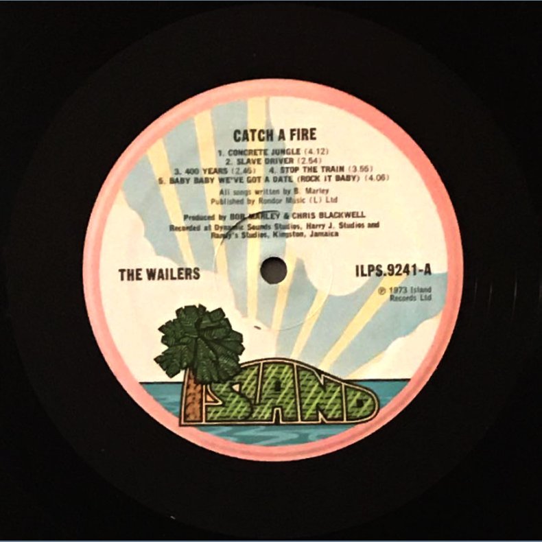 Catch A Fire - Original1973 UK Island label 9-track 1st pressing vinyl LP - Zippo Lighter Cover