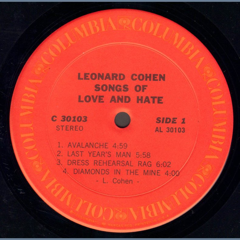 Songs Of Love And Hate