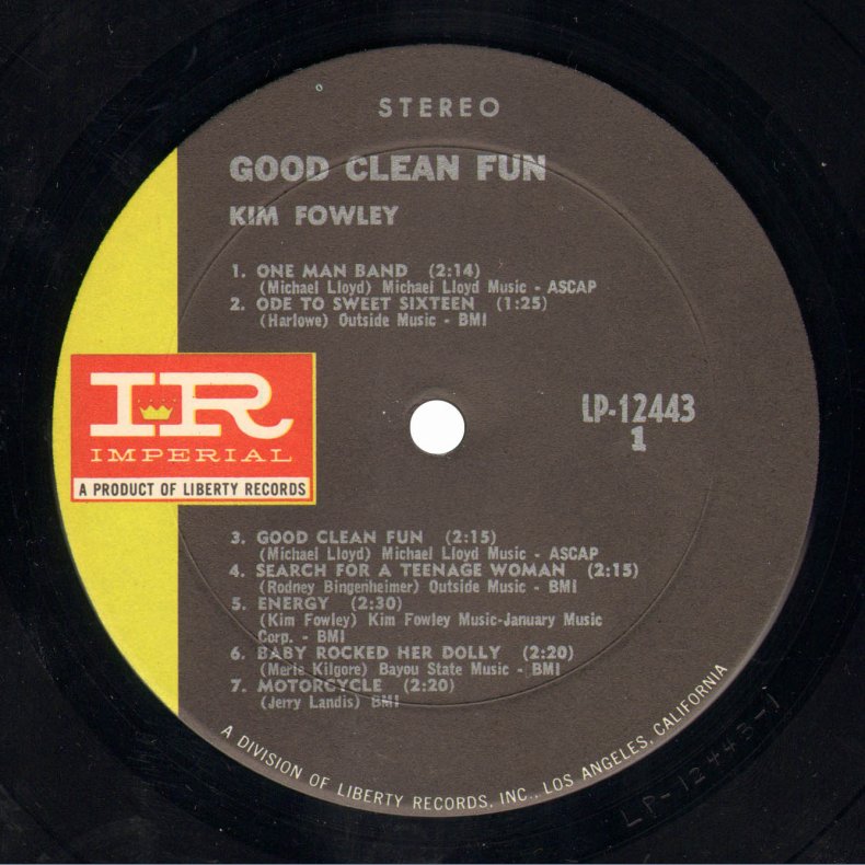 Good Clean Fun - Original US Pressing