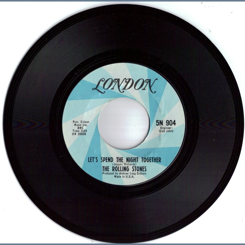 Let's Spend The Night Together b/w Ruby Tuesday