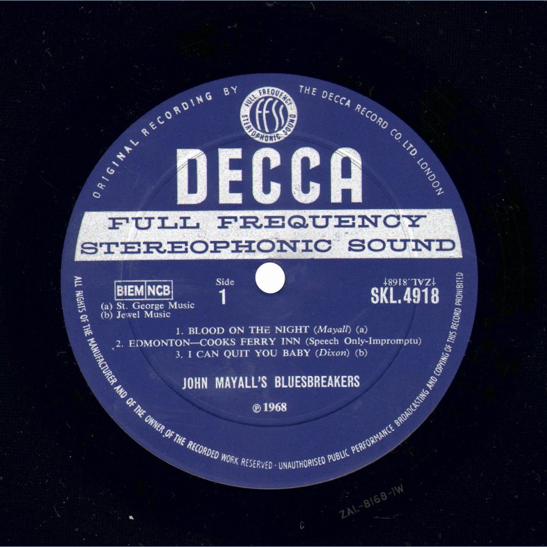 The Diary Of A Band - Original 1968 UK Decca label 1st Pressing LP