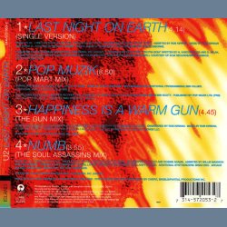 Last Night On Earth - 1997 US Island Records 4-track CD Single