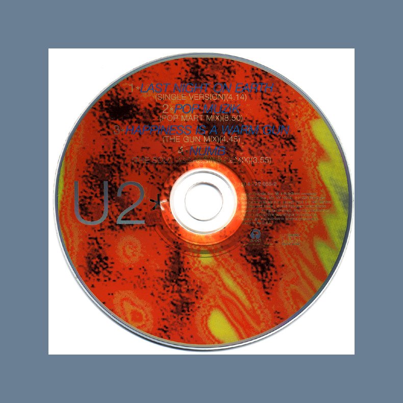 Last Night On Earth - 1997 US Island Records 4-track CD Single