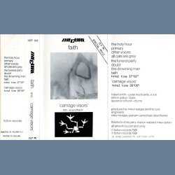faith and 'carnage visors' - Original 1981 Dutch Fiction/Polydor label Music Casette 