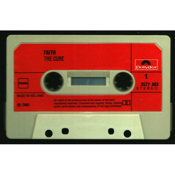 faith and 'carnage visors' Original 1981 Dutch Fiction/Polydor label