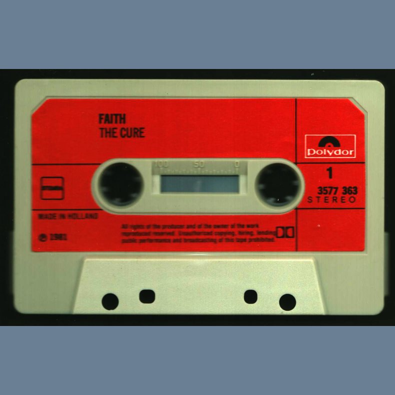 faith and 'carnage visors' - Original 1981 Dutch Fiction/Polydor label Music Casette 