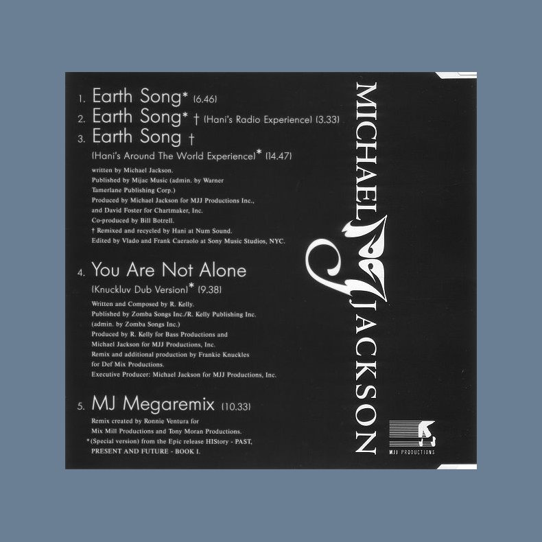 Earth Song - 1995 Austrian pressed 5-track CD Single