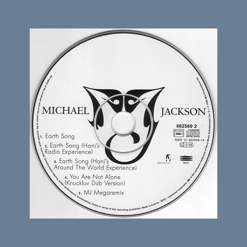 Earth Song - 1995 Austrian pressed 5-track CD Single