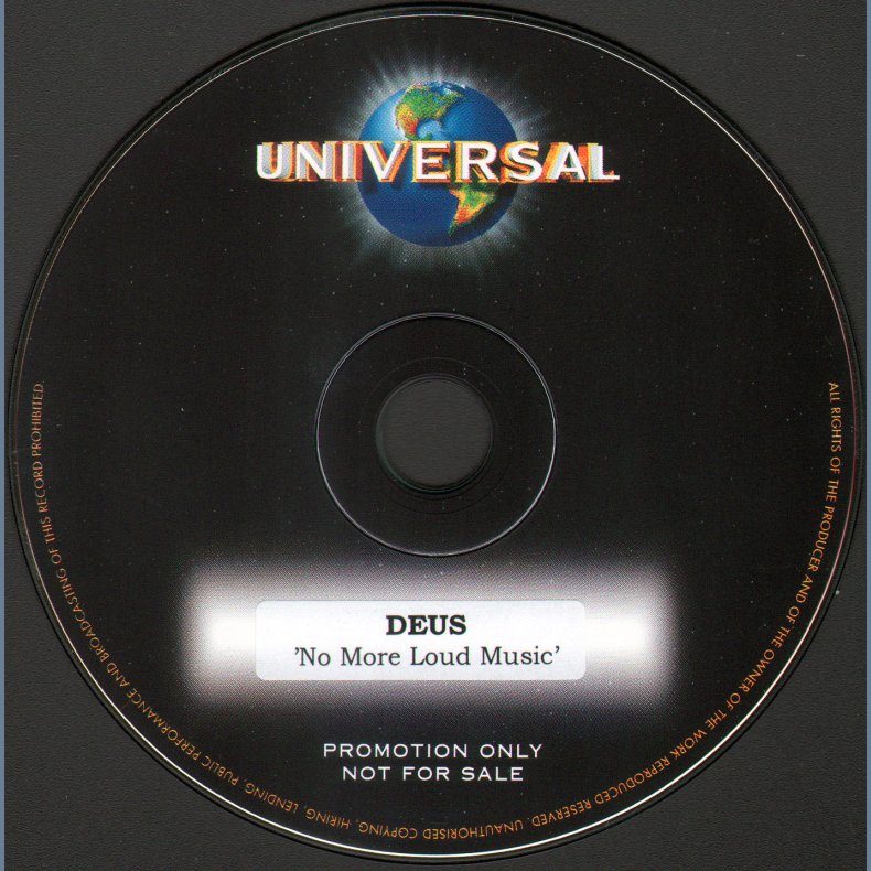 No More Loud Music - Danish CD Acetate