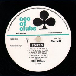 The Blues Alone - Original UK Ace Of Clubs Issue