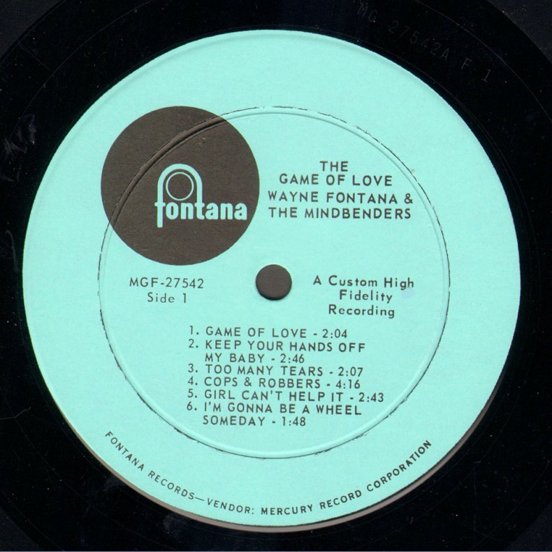 The Game Of Love - Original US Mono Pressing