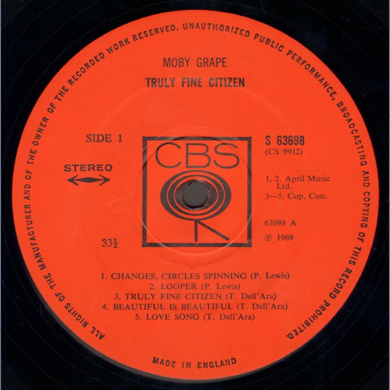 Truly Fine Citizen - Original UK Pressing