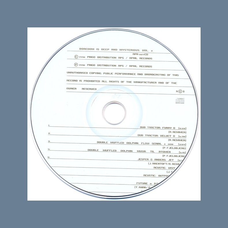 Boredom Is Deep And Mysterious Vol. 2