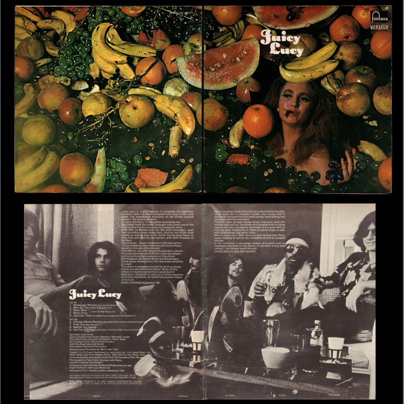 Juicy Lucy - Original 1969 Dutch Fontana label 9-track LP
