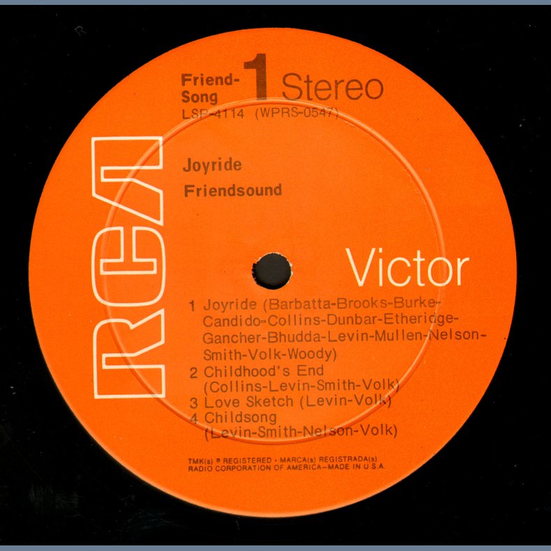 Friend Song - Original US Pressing