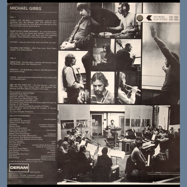Michael Gibbs - Original UK Pressing
