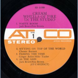 Wheels of Fire - Original US Isssue