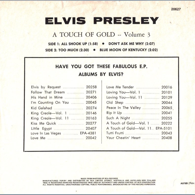 A Touch Of Gold Vol. 3