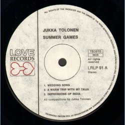 Summer Games - Original Finnish Issue
