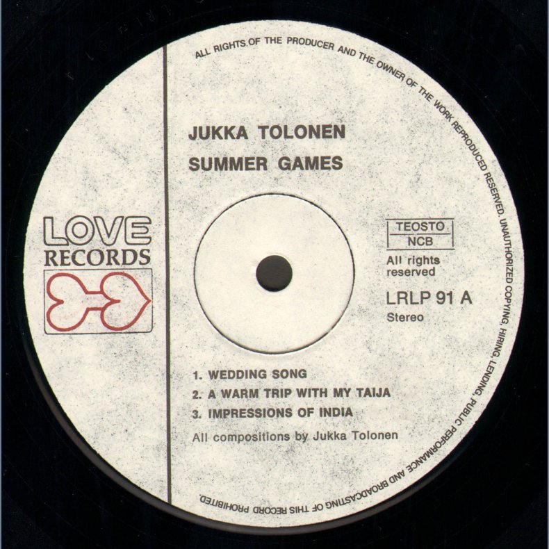 Summer Games - Original Finnish Issue