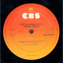 Joe's Garage Acts II &amp; III - Original Dutch Issue
