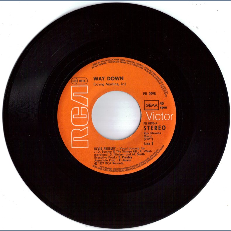 Way Down b/w Pledging  My Love