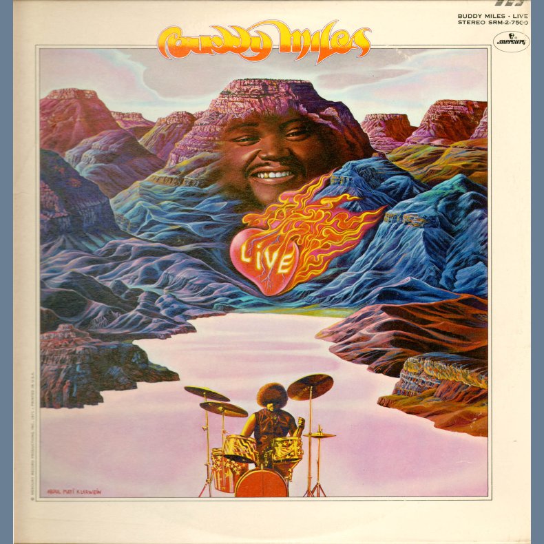 Buddy Miles Live - Original US White Label Promotion Issue