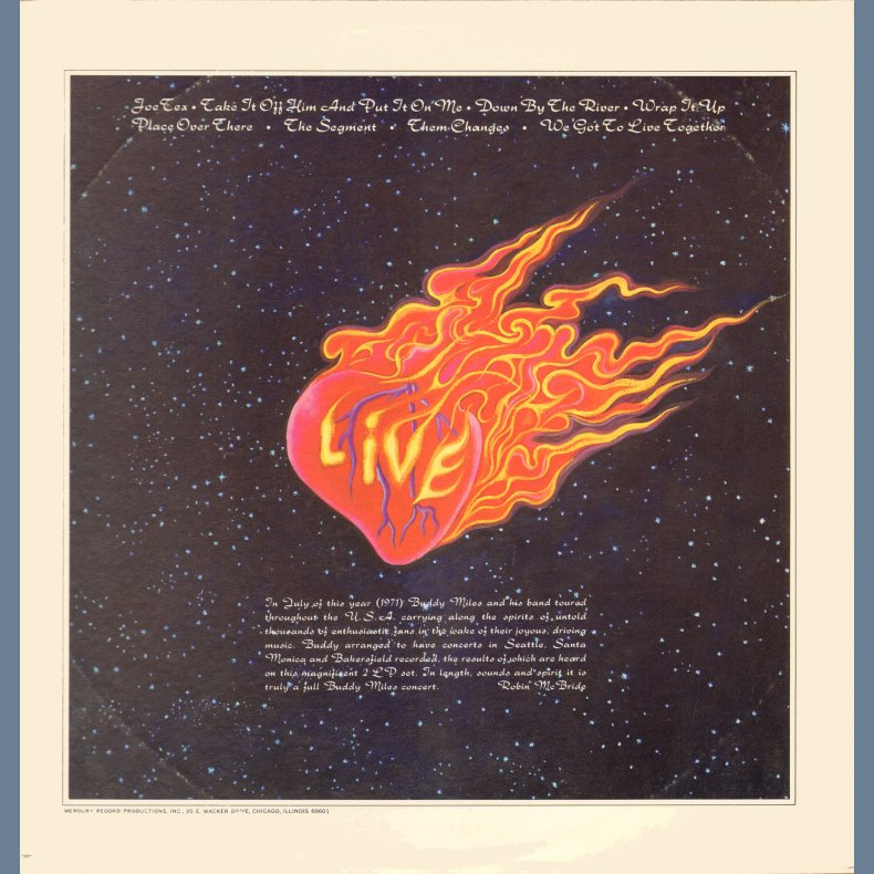 Buddy Miles Live - Original US Issue