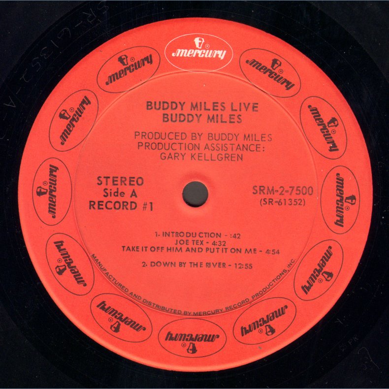 Buddy Miles Live - Original US Issue