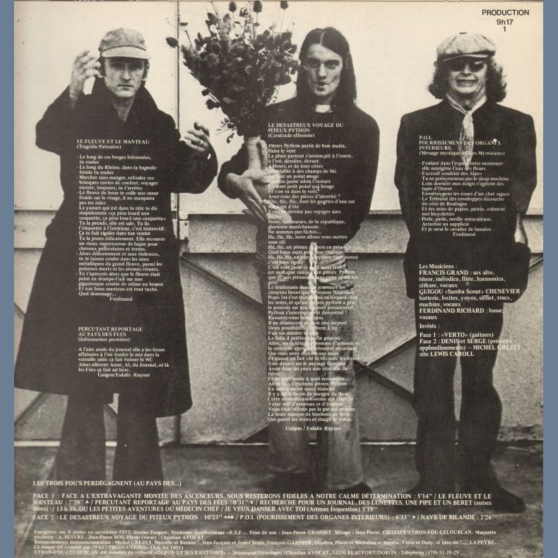  Les Trois Fou's Perd&eacute;gagnent - Au Pays Des...  (Original French Pressing)