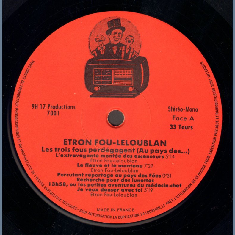  Les Trois Fou's Perd&eacute;gagnent - Au Pays Des...  (Original French Pressing)