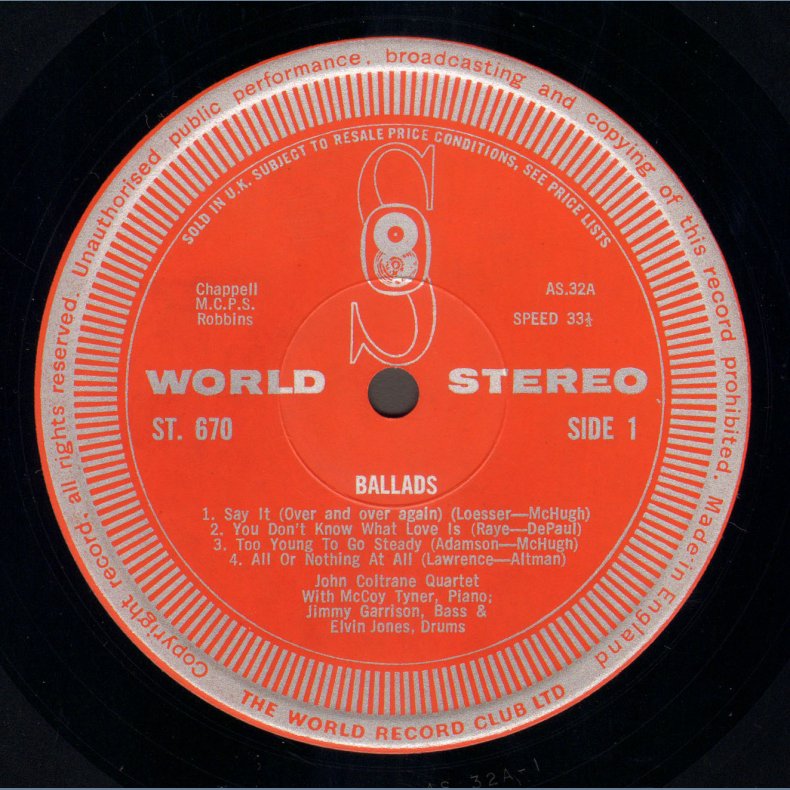 Ballads - UK Club Issue