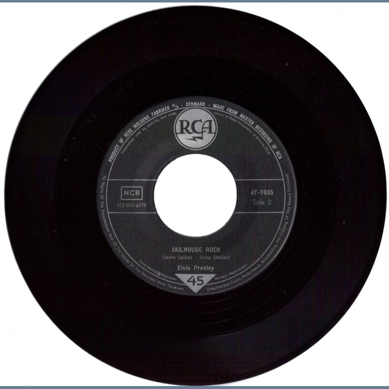 Jailhouse Rock b/w Treat Me Nice