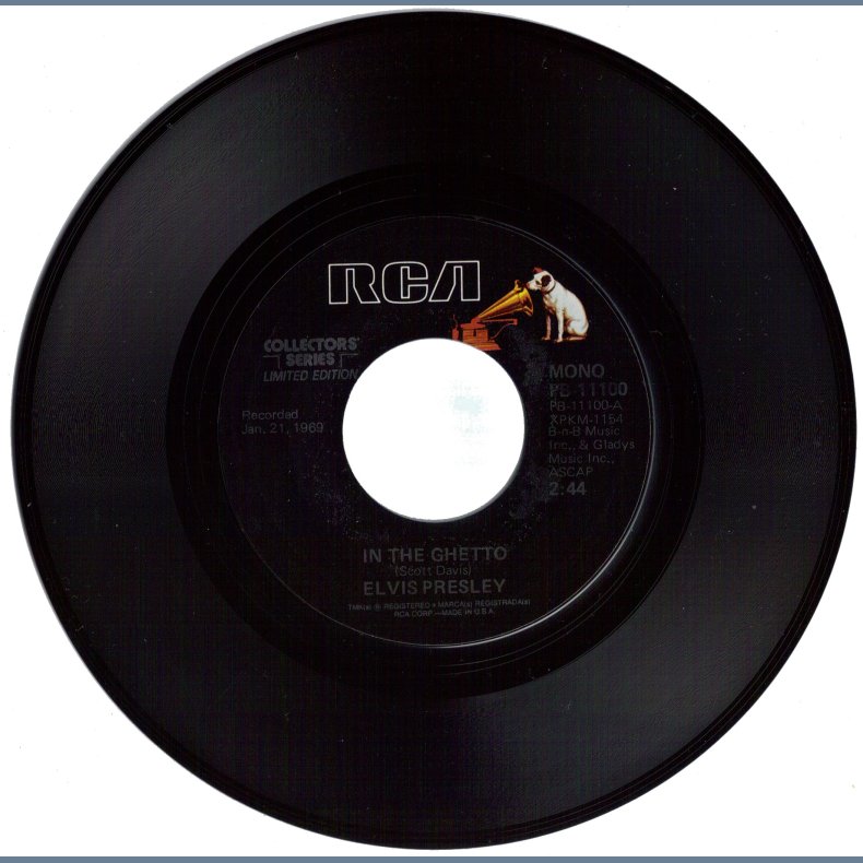 In The Ghetto b/w Any Day Now - US Collectors' Series