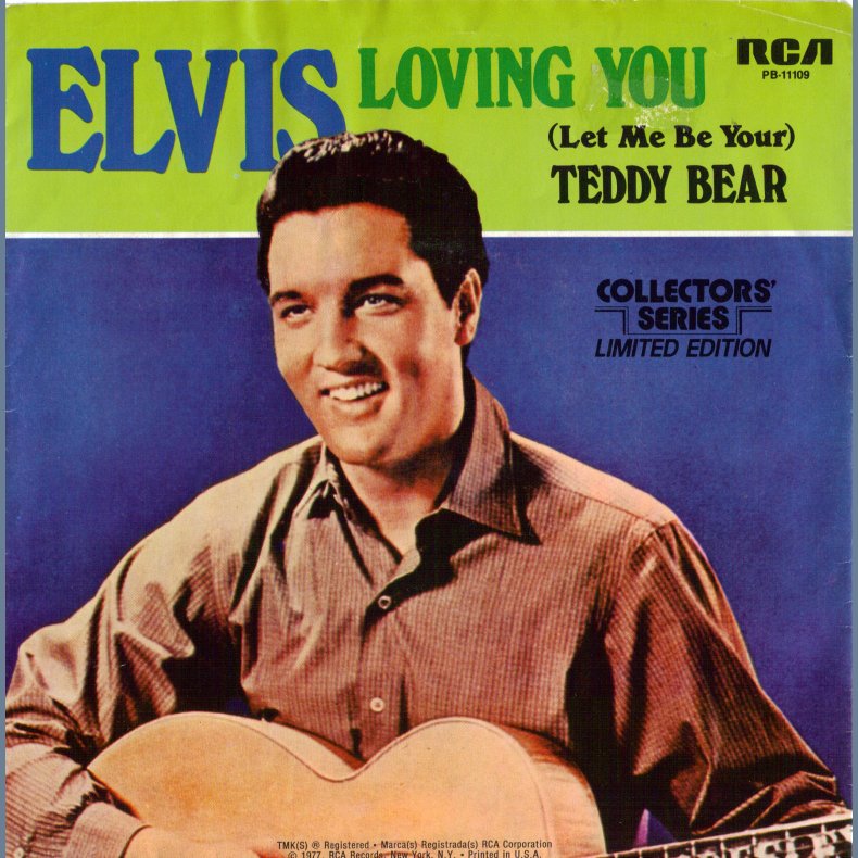 Loving You b/w (Let Me Be Your) Teddy Bear - US Collectors' Series