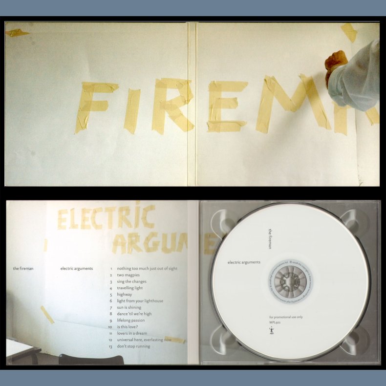 Electric Arguments - 20088  UK MPL/One Little Indian 13-track promotional full album CD