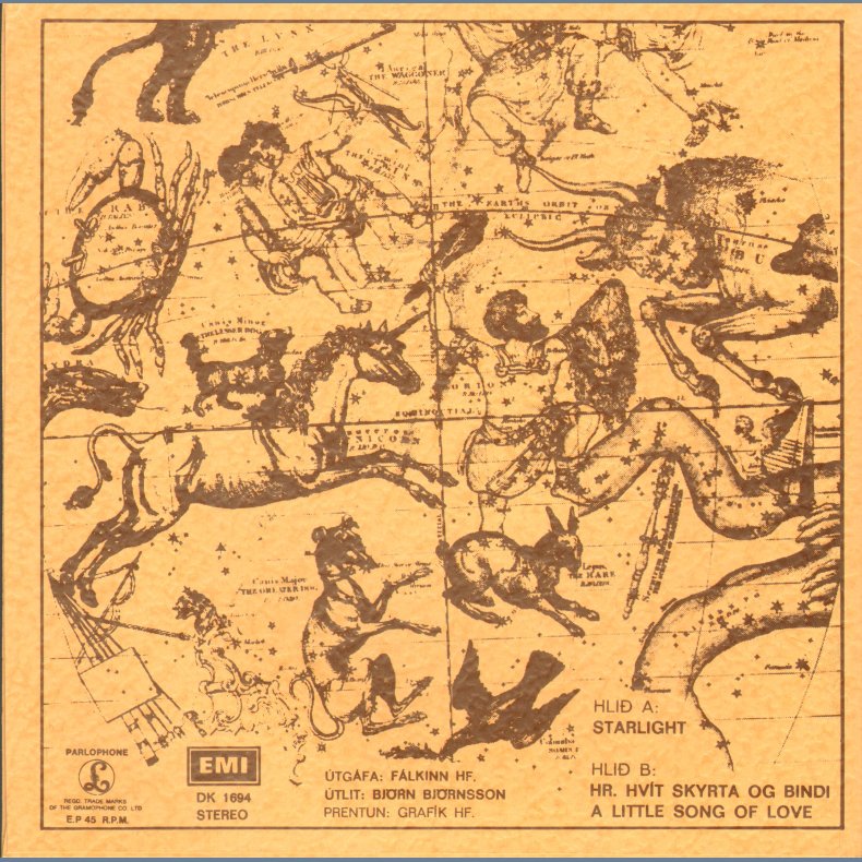 Starlight b/w Hr. Hvit Skyrta Og Bindi &amp; A little Song Of Love