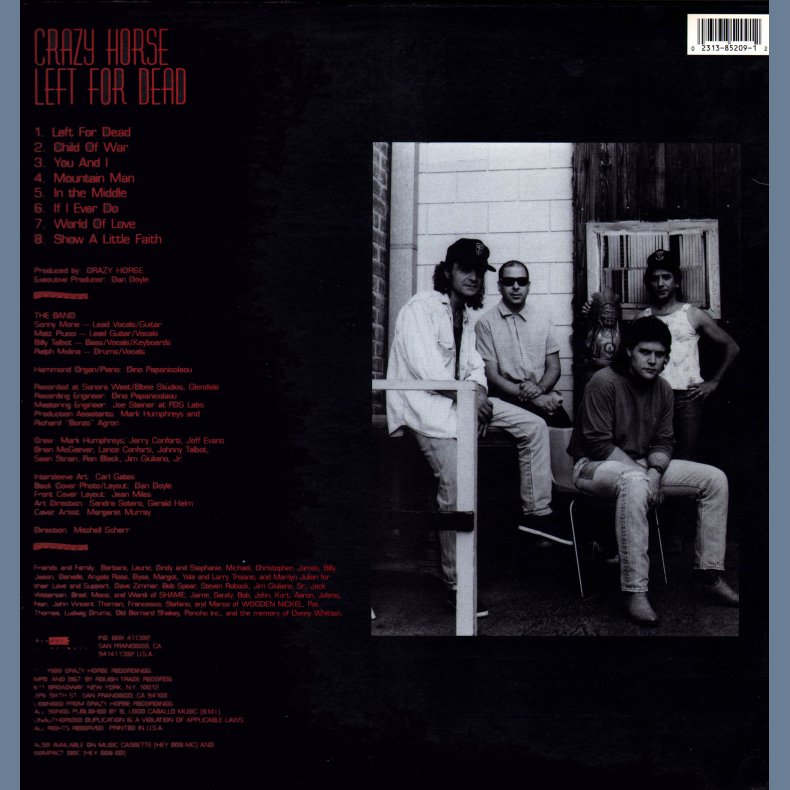 Left For Dead - Original US Issue