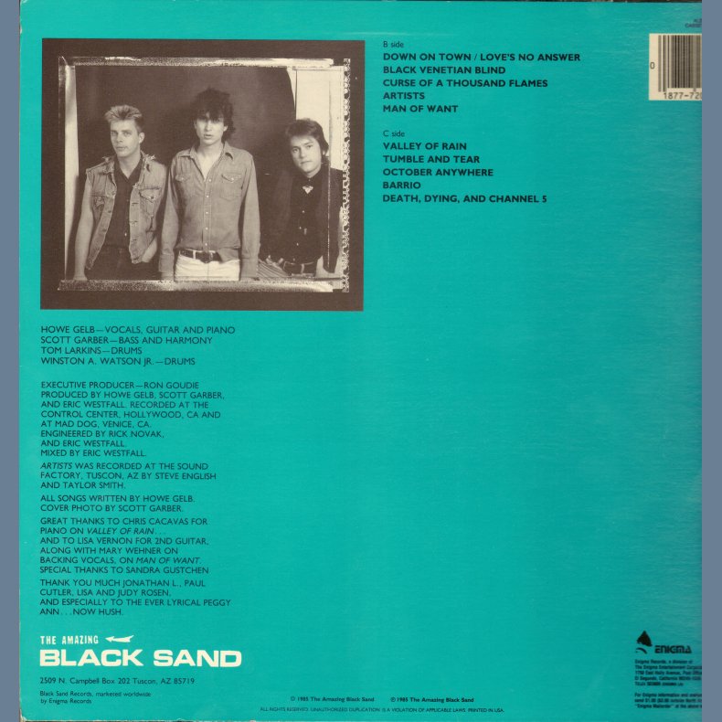 Valley Of Rain - Original US Issue