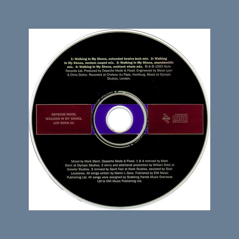 Walking In My Shoes - 1993 UK Limited Edition 4-track CD Single