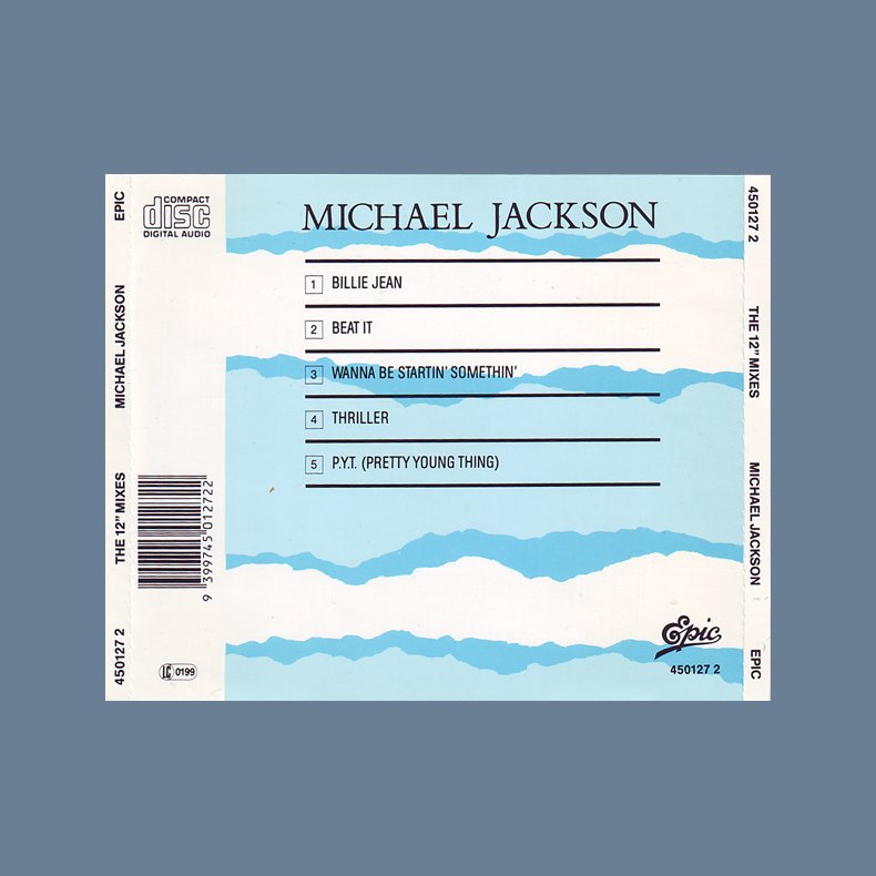 The 12" Mixes - 1986 Autsralian 5-track Remix CD