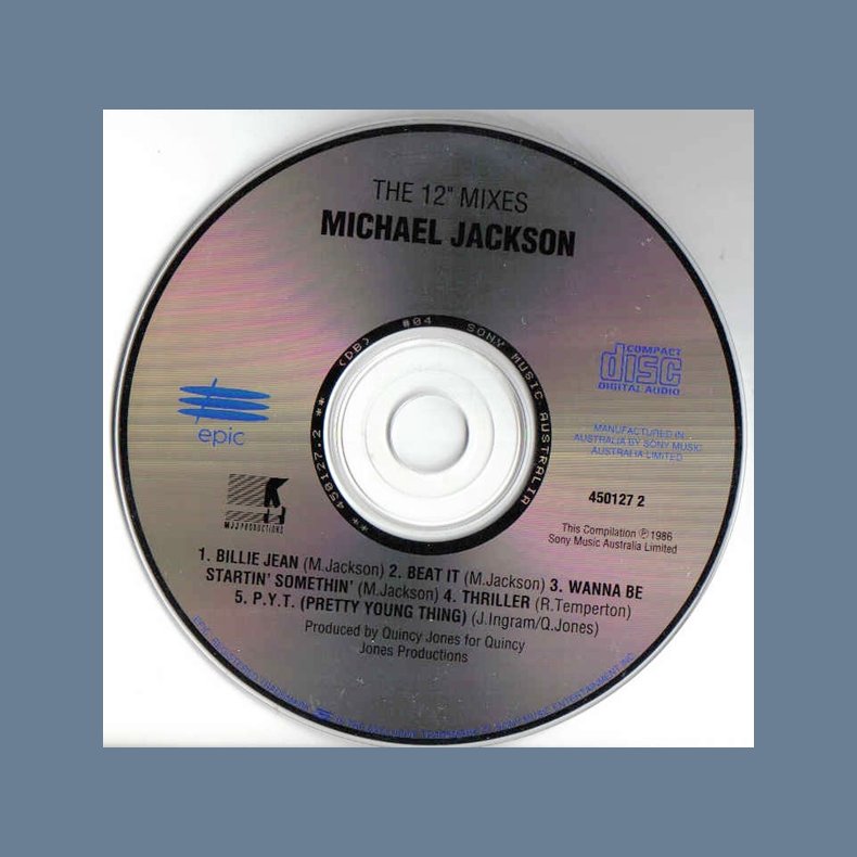The 12" Mixes - 1986 Autsralian 5-track Remix CD