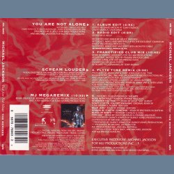 You Are Not Alone - The Remixes - 1995 US Epic label 5-track CD Single