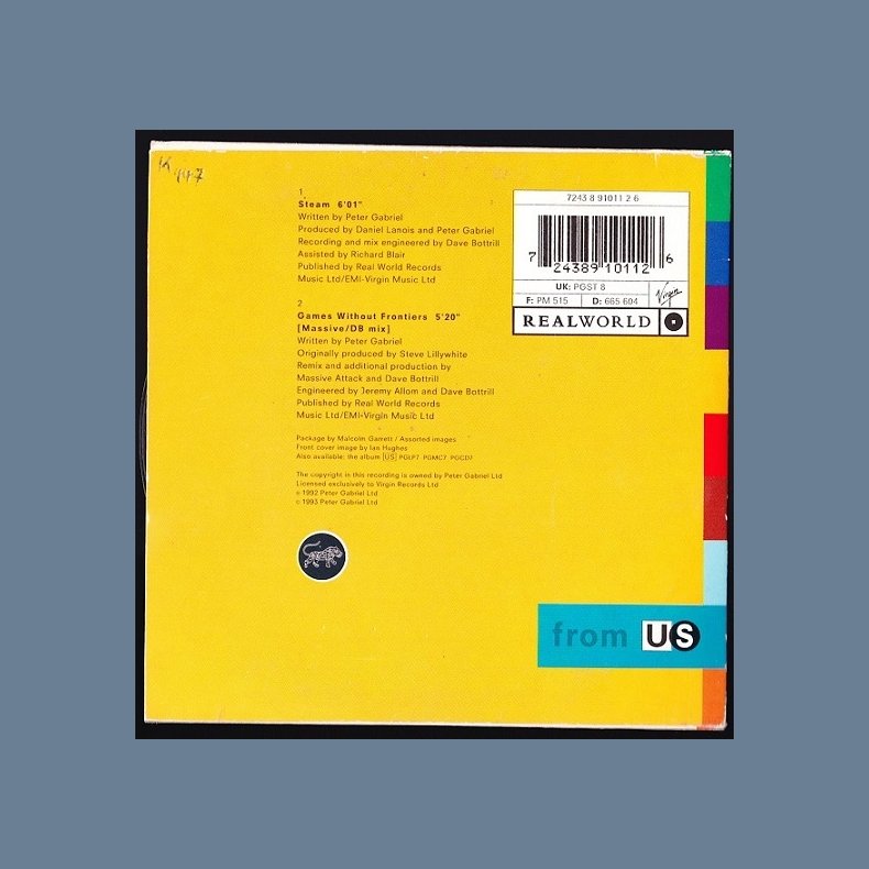 Steam - 1993 UK Geffen label 2-track CD Single 