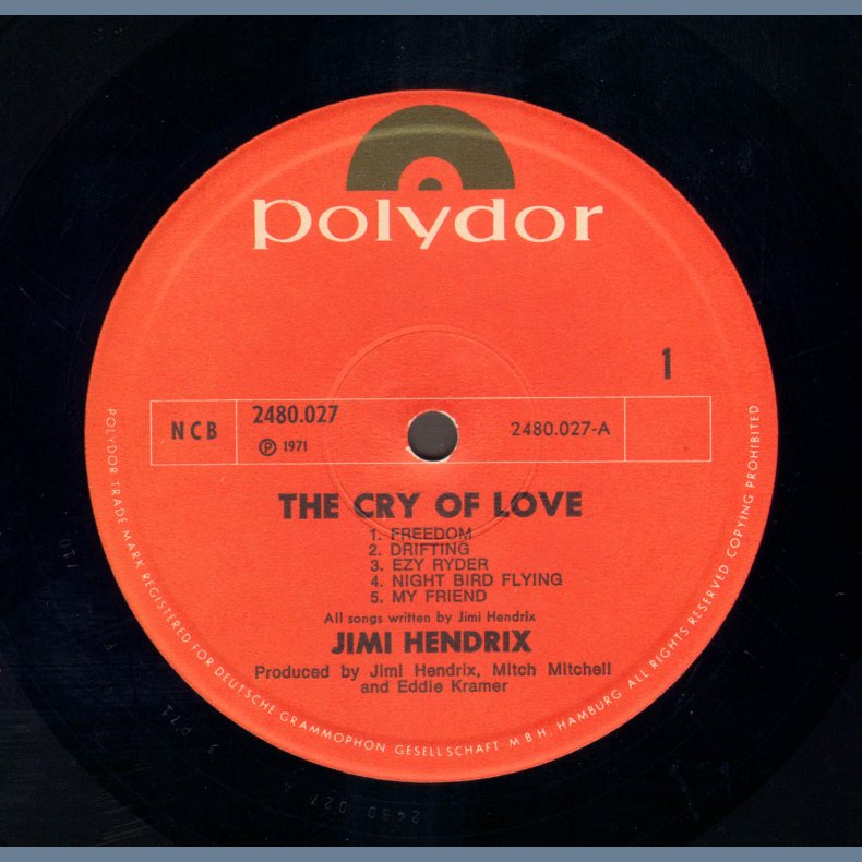 The Cry Of Love - Original 1970 Norwegian pressed 10-track LP