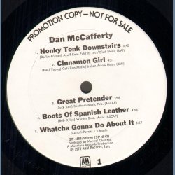 Dan McCafferty - Original US White Label Promotional Issue