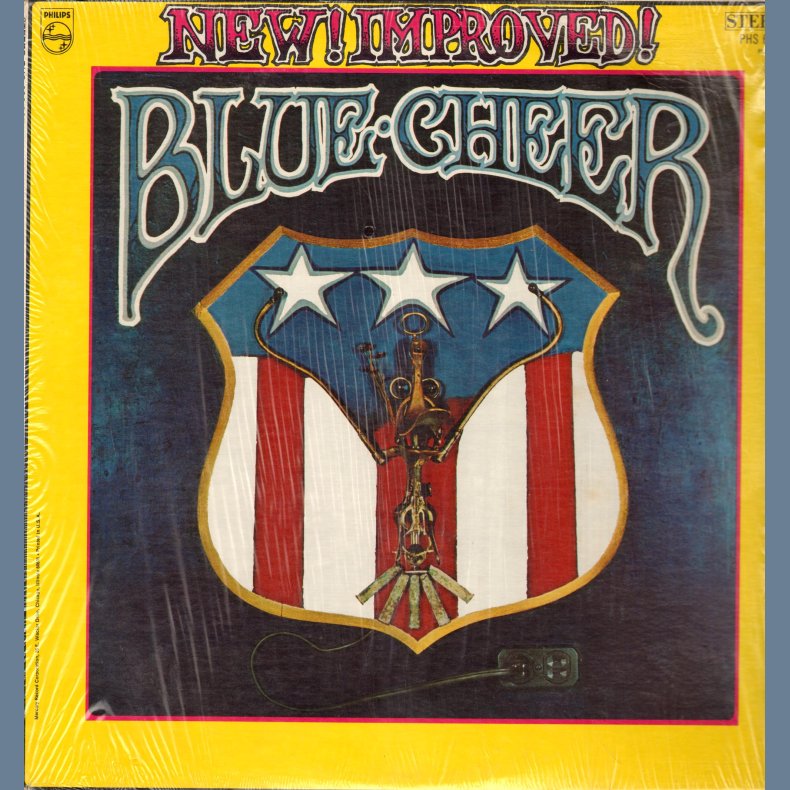 New! Improved! Blue Cheer - Original 1969 US Philips label 9-track LP