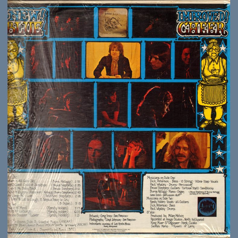 New! Improved! Blue Cheer - Original 1969 US Philips label 9-track LP