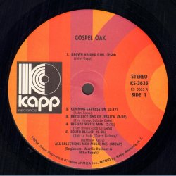 Gospel Oak - Original 1970 US UNI label 9-track LP