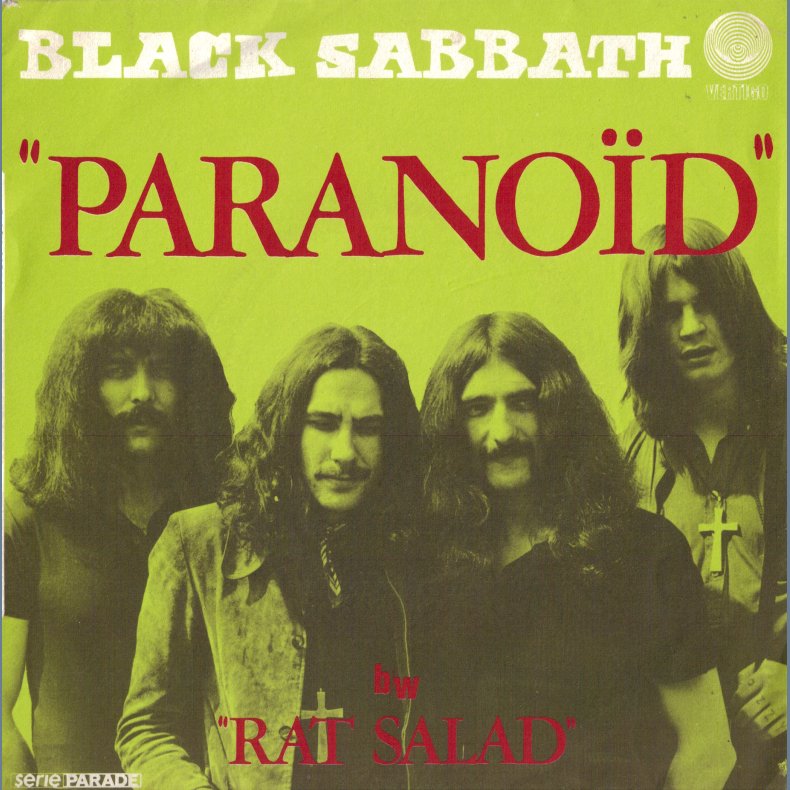 Paranoid b/w Rat Salad